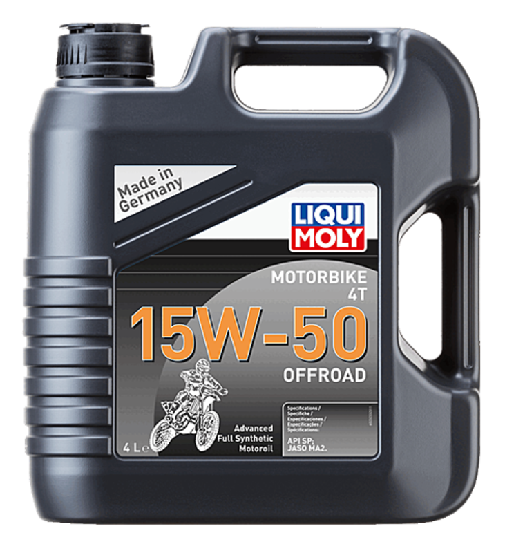 Aceite de motor LIQUI MOLY Advanced Full Synthetic 4T 15W-50 Off-Road - Garrafa 4L