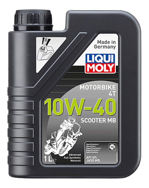 Aceite de motor LIQUI MOLY Advanced Full Synthetic 4T 10W-40 Scooter MB - Botella 1L