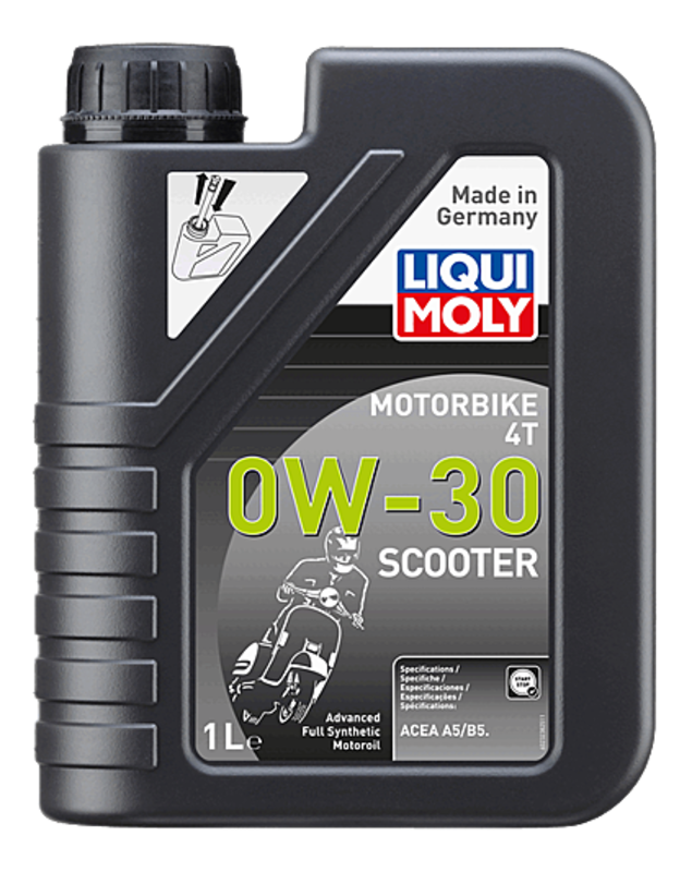 Aceite de motor LIQUI MOLY Advanced Full Synthetic 4T 0W-30 Scooter - Botella 1L