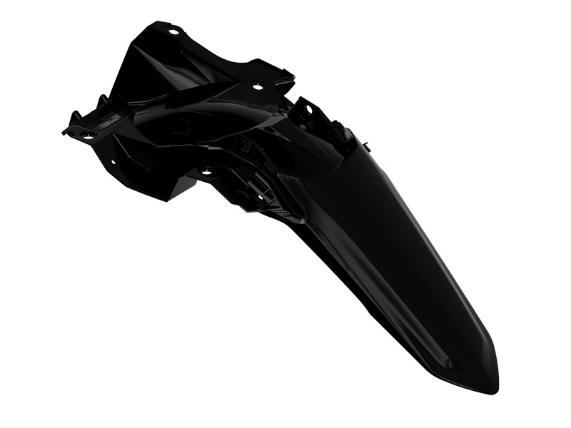 Guardabarros trasero RACETECH - negro