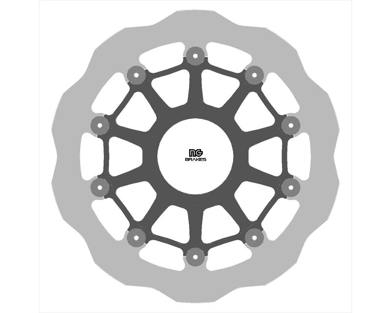 Disco de freno NG BRAKES ondulado fijo - 2393X