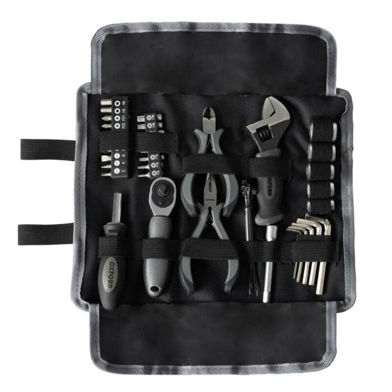 Kit de herramientas enrollable para moto Oxford