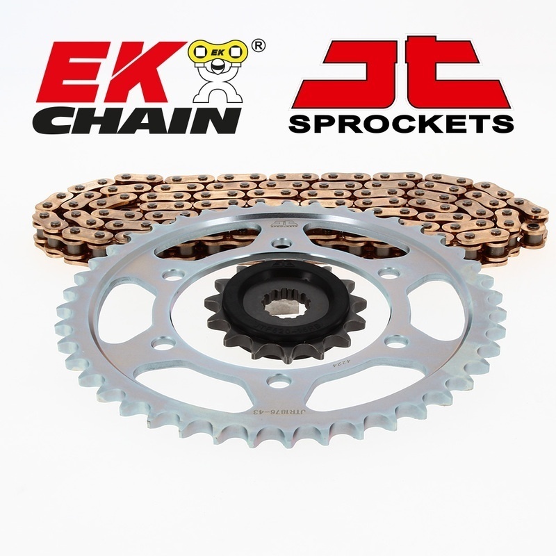 Kit de cadena EK/JT 520SRX2 15/45 - corona Standard