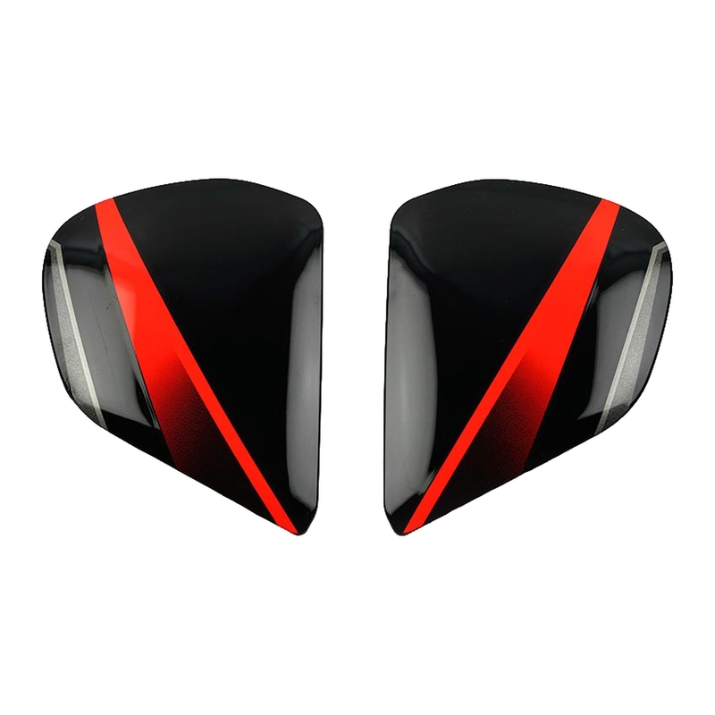 Cubiertas laterales ARAI SPINE Rojo Flúor (Compatible sistema VAS-V)