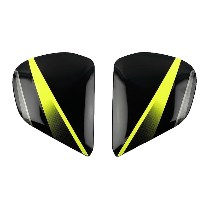 Cubiertas laterales ARAI SPINE Amarillo Flúor (Compatible sistema VAS-V)