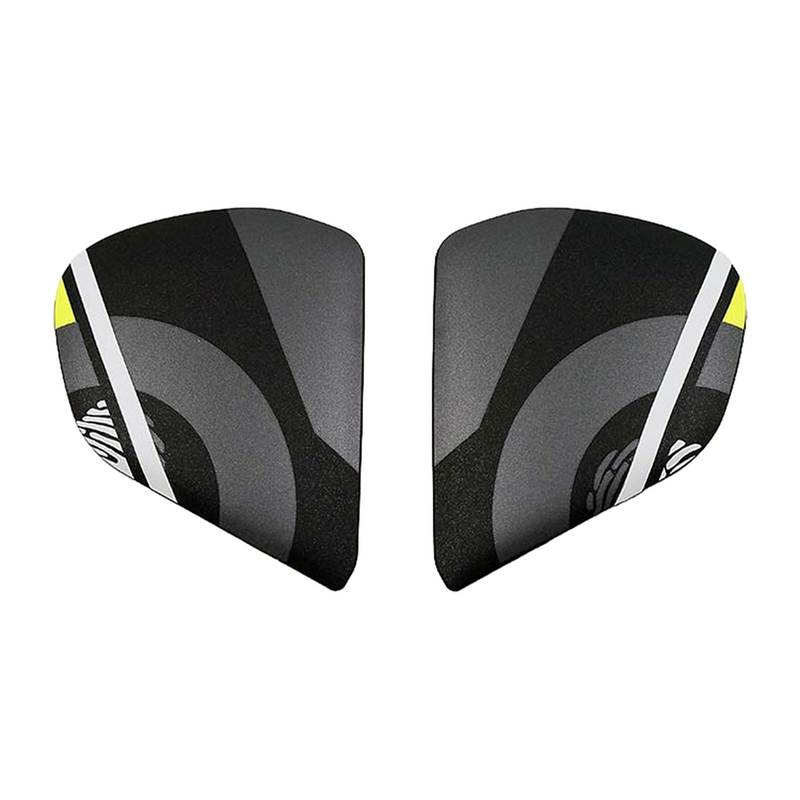 Cubiertas laterales ARAI GENE Amarillo Flúor (Compatible sistema VAS-V)
