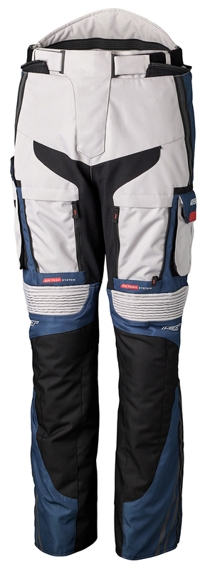 Pantalón textil RST Pro Series Adventure-X CE hombre - Plata / Azul / Rojo