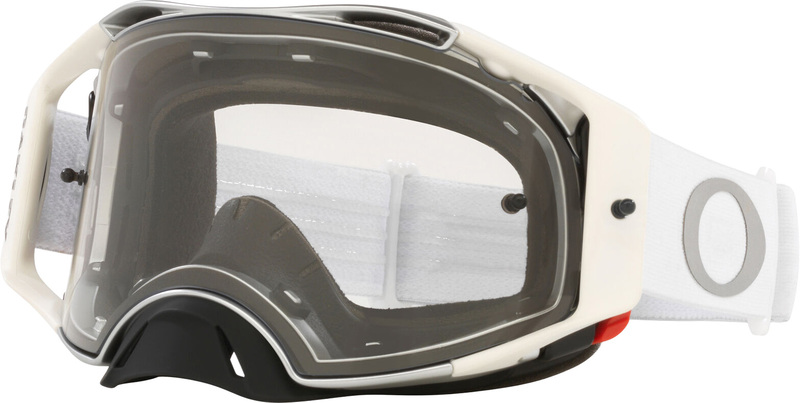 Gafas OAKLEY Airbrake MX - Tuff Blocks White / Lente Transparente