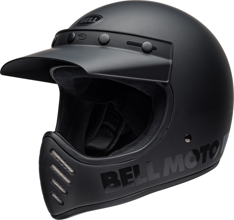Casco BELL Moto-3 Classic - Blackout Mate/Brillo