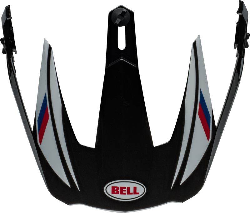 Visera BELL MX-9 Adventure Mips - Alpine Gloss Nardo/Black