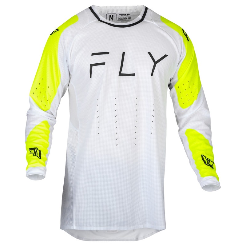 Camiseta FLY RACING Evolution DST - Blanco / Hi-Vis