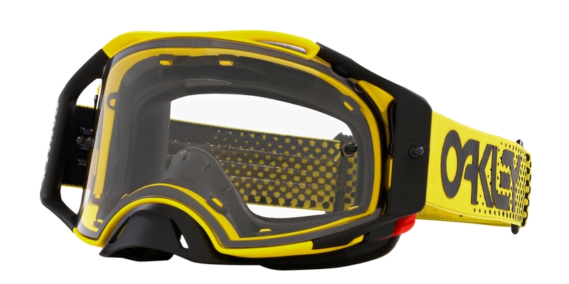Gafas OAKLEY Airbrake MX - Moto Yellow B1B Lente transparente