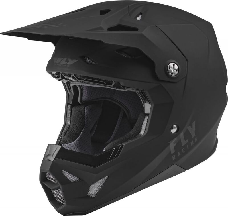 FLY RACING Formula CP Solid Helmet Matte Black LG