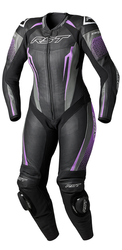 Mono de piel RST TracTech Evo 5 CE mujer - Negro / Fucsia / Gris