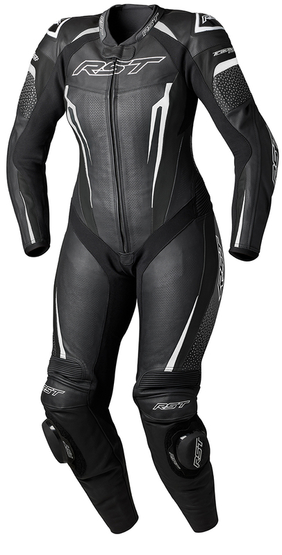 Mono de piel RST TracTech Evo 5 CE mujer - Negro / Blanco / Negro