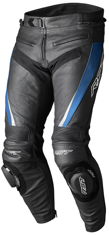 Pantalón de cuero RST TracTech Evo 5 CE hombre - Blanco / Negro / Blanco