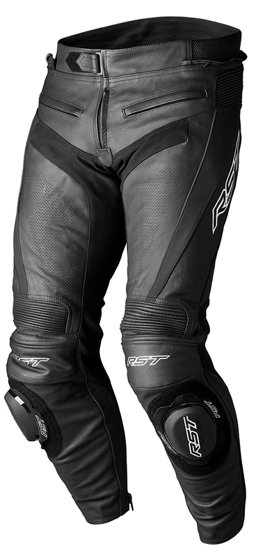 Pantalón de cuero RST TracTech Evo 5 CE hombre (pernera corta) - Negro