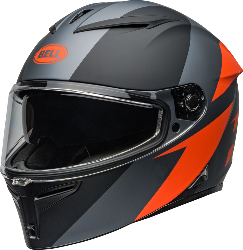 Casco BELL Lithium - Shear Matte Gray/Orange