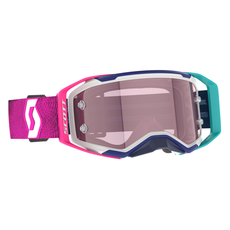 SCOTT Prospect 2.0 AMP Goggle Stealth Blue/Radiant Pink - Rose Lens