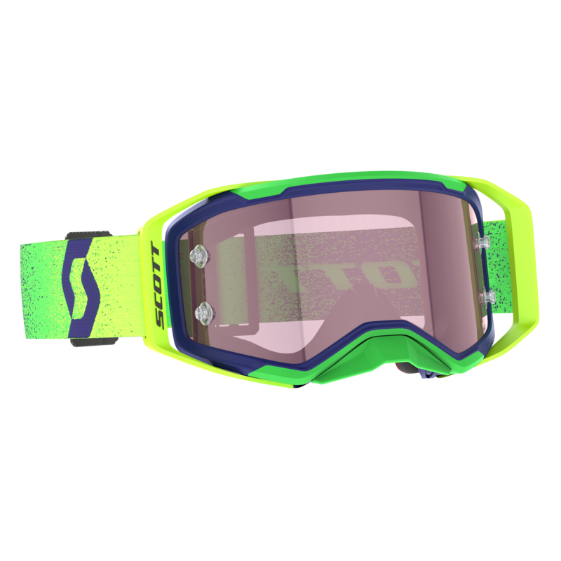 SCOTT Prospect 2.0 AMP Goggle Midnight Purple/Safety Yellow - Rose Lens