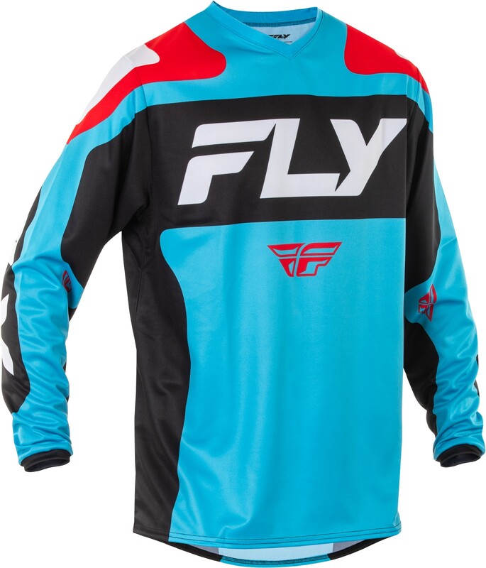 Camiseta FLY RACING F-16 - Azul claro / Rojo / Negro
