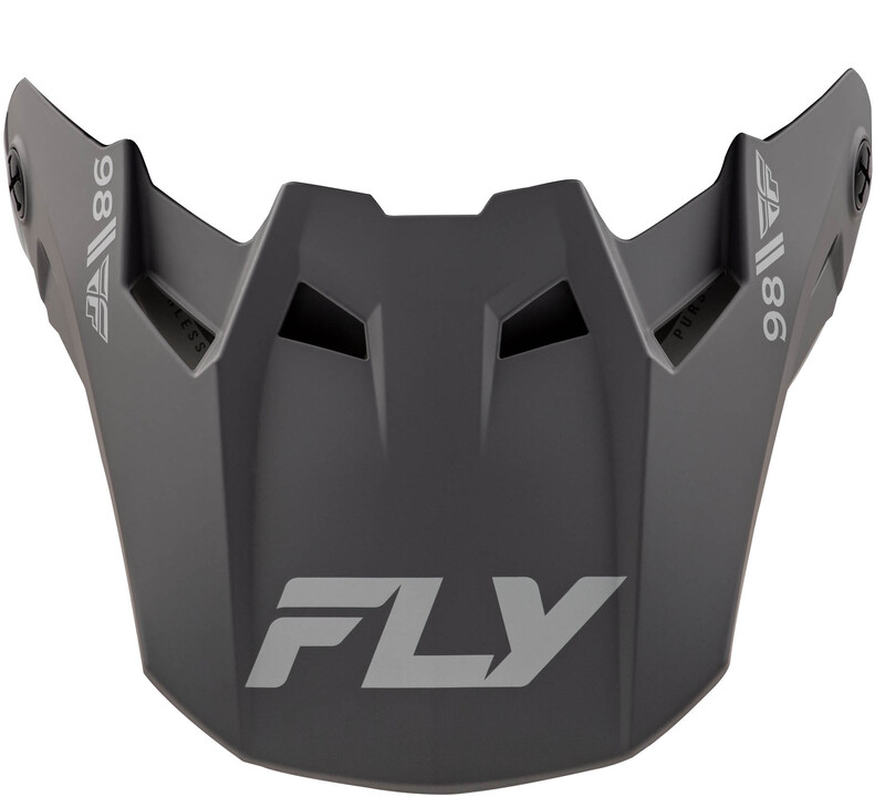 Visera FLY RACING Formula CC Objective - negro/gris