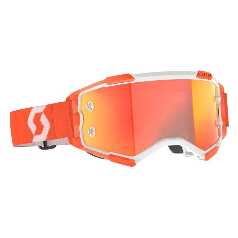 SCOTT Fury Goggle Orange - Orange Chrome Lens