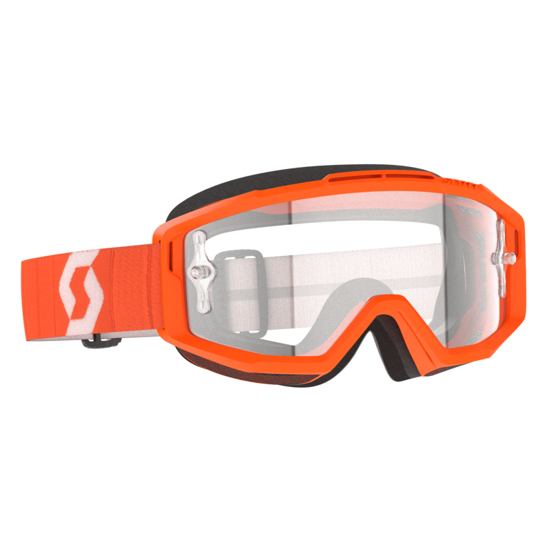 SCOTT Split OTG Goggle Orange - Clear Lens