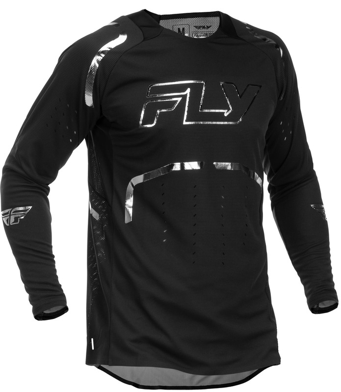 Camiseta FLY RACING Evolution DST Spark Special Edition - negro/plateado