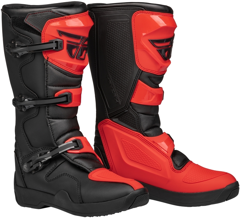 Botas FLY RACING Maverik LT - rojo/negro