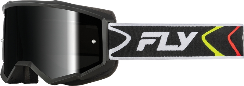 Gafas FLY RACING Zone negro/blanco - Lente negro