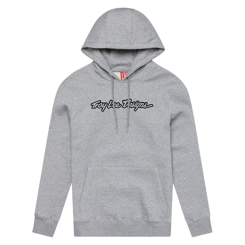 Sudadera con capucha TROY LEE DESIGNS Signature - Gray Heather