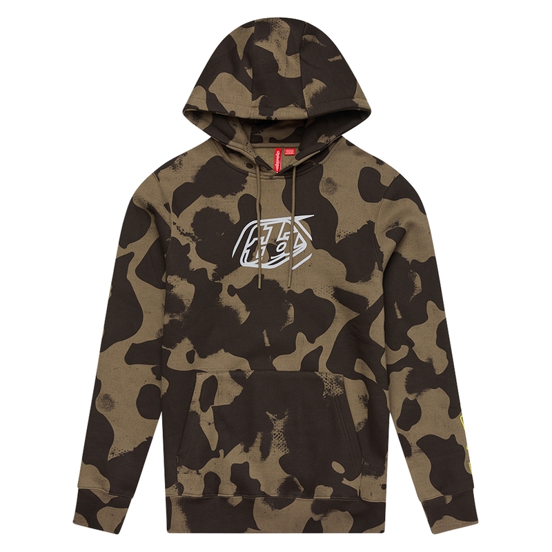 Sudadera con capucha TROY LEE DESIGNS Badge - Olive Camo