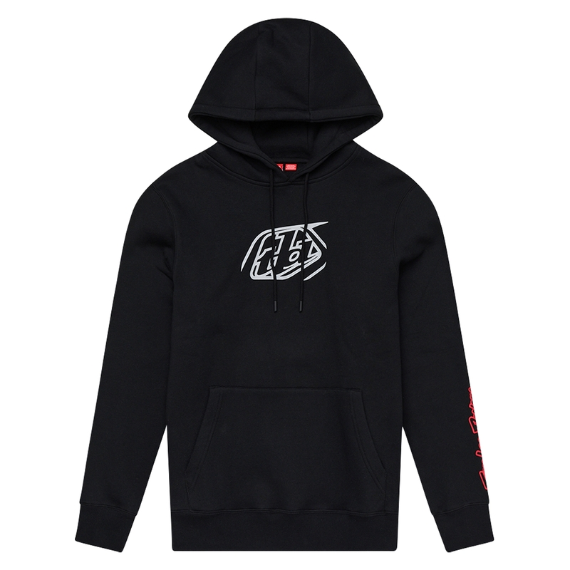 Sudadera con capucha infantil TROY LEE DESIGNS Badge - negro