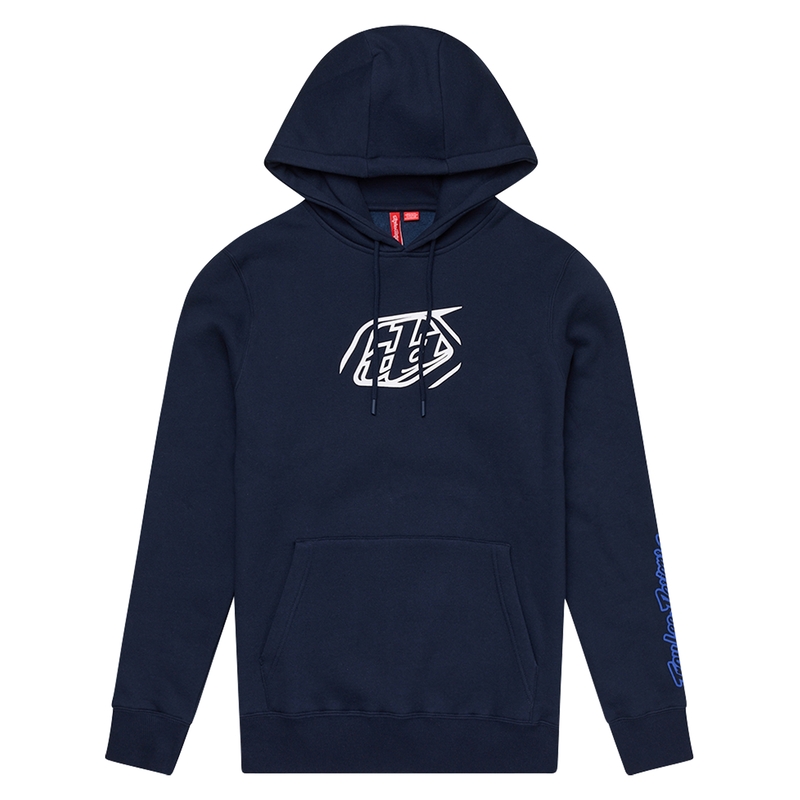 Sudadera con capucha infantil TROY LEE DESIGNS Badge - Navy