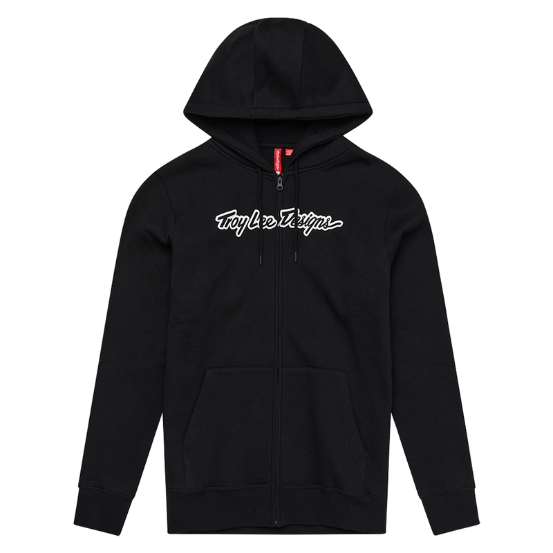 Sudadera con capucha TROY LEE DESIGNS Zip Up Signature - negro