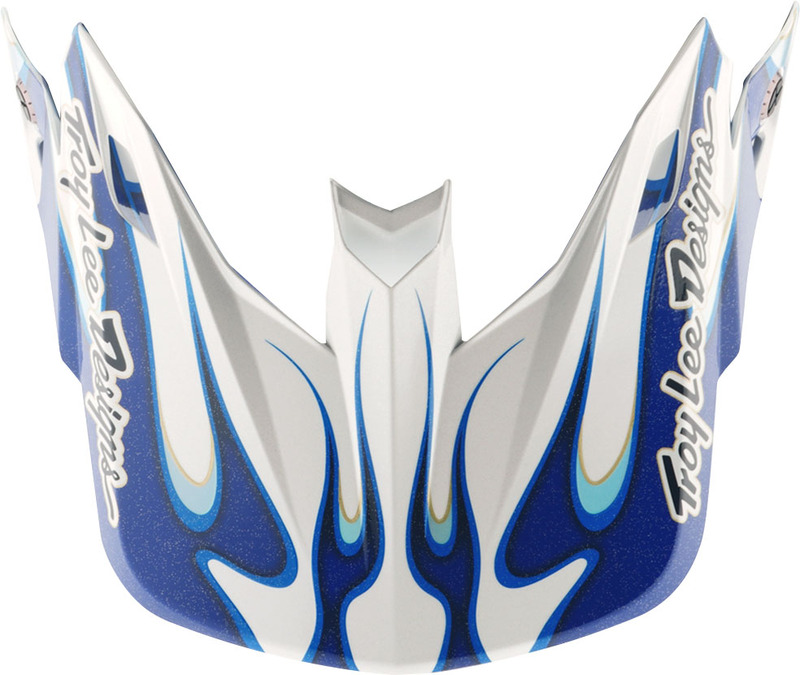 Visera TROY LEE DESIGNS SE5 Composite Torched - azul
