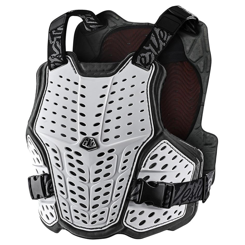 Peto TROY LEE DESIGNS Rockfight CE FLEX - Blanco