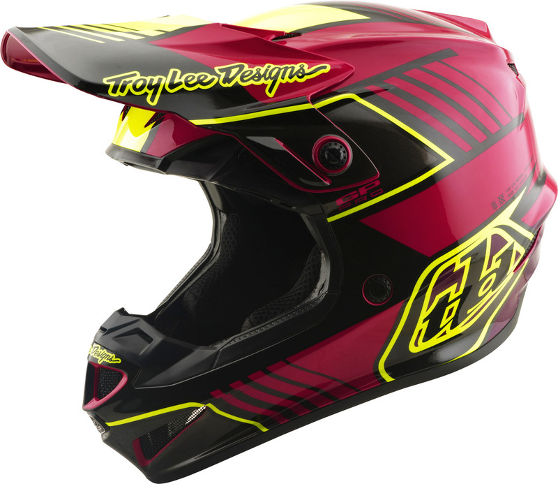 Casco infantil TROY LEE DESIGNS GP Pro Mips - Segment Fuchsia
