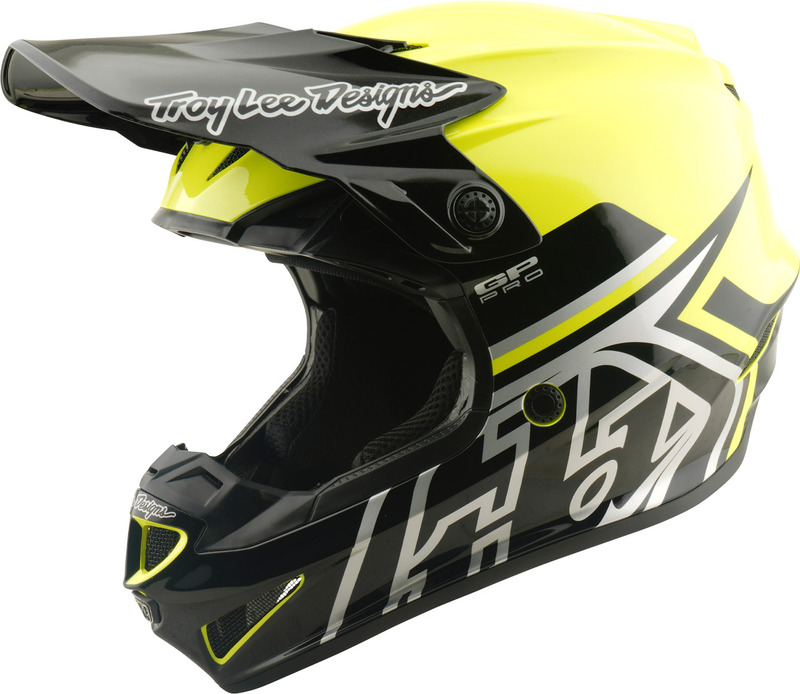 Casco infantil TROY LEE DESIGNS GP Pro Mips - Mono amarillo flúor