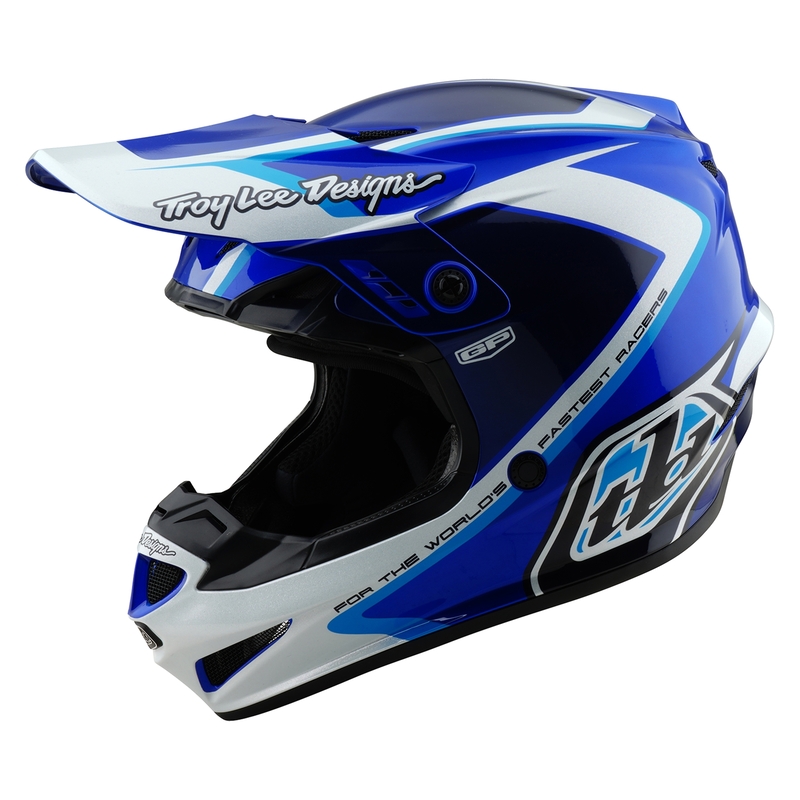 Casco infantil TROY LEE DESIGNS GP Shutter - Azul/Blanco