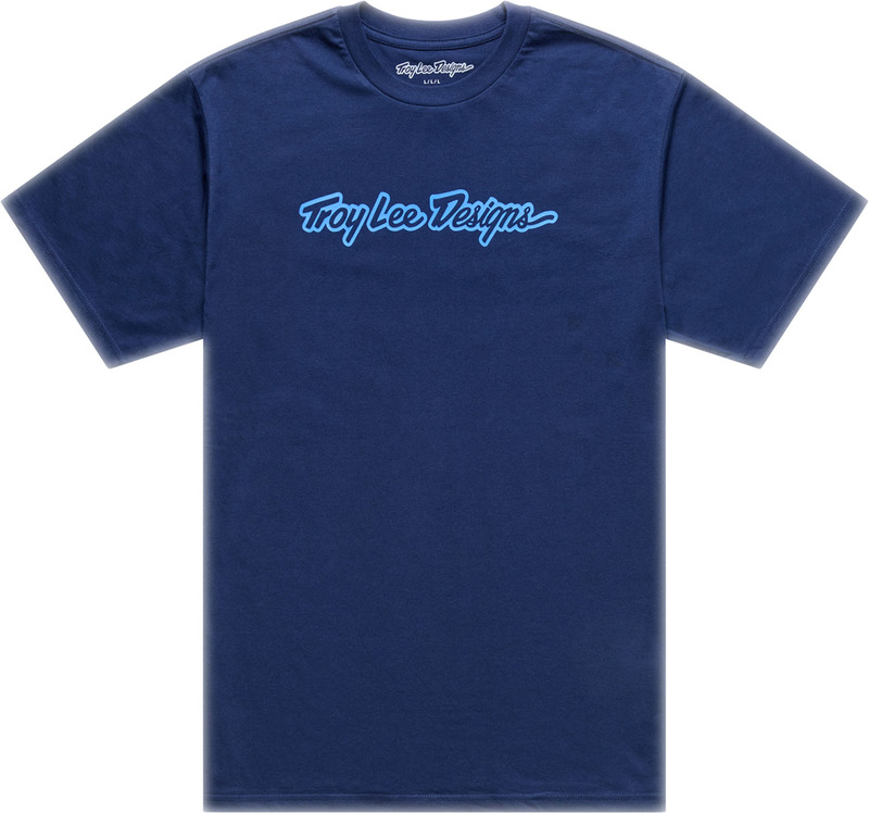 Camiseta TROY LEE DESIGNS Signature - Navy/Aero Blue