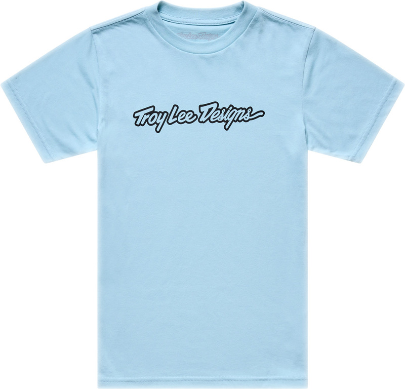 Camiseta infantil TROY LEE DESIGNS Signature - Dawn Blue