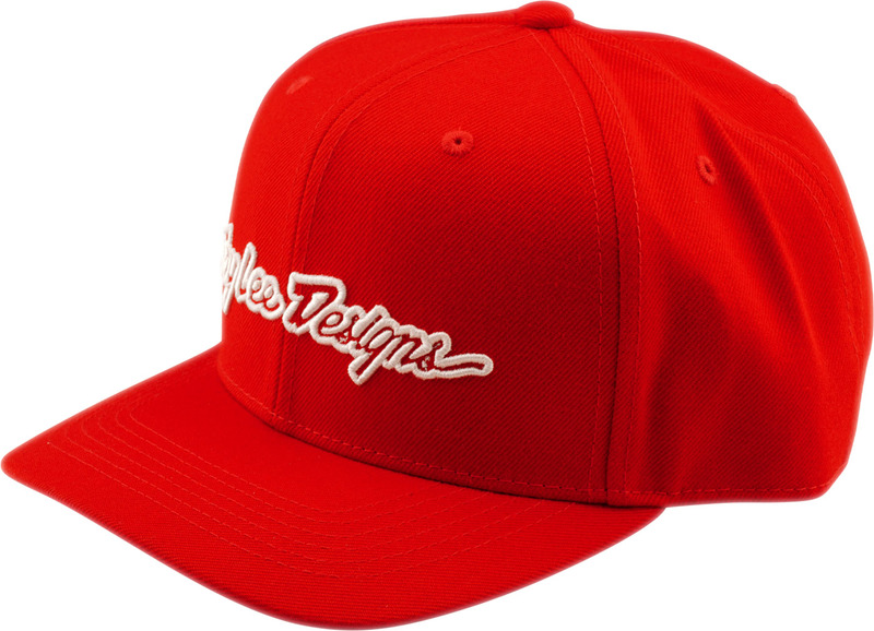 Gorra TROY LEE DESIGNS Curved Snapback Signature - Team Red