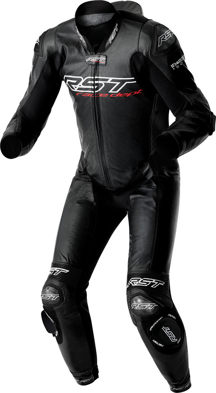 Mono de piel RST Race Dept V4.2 D3O Airbag - negro