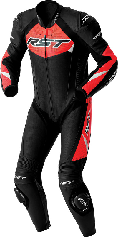 Mono de piel RST Tractech Evo D3O - negro/rojo