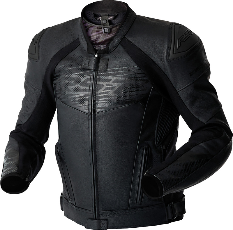 Chaqueta de piel RST Tractech Evo D3O - negro