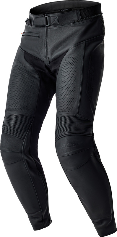 Pantalón de piel RST T2 D3O pernera corta - negro