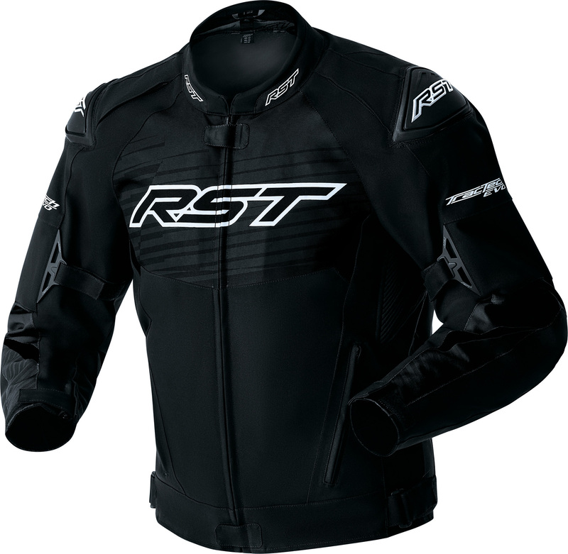 Chaqueta textil RST Tractech D3O - negro/blanco