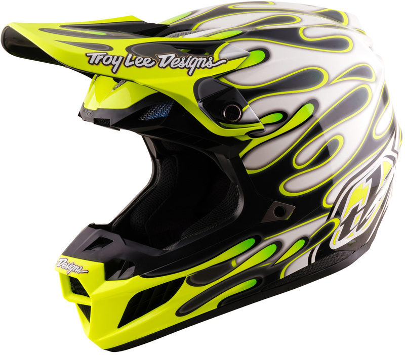 Casco TROY LEE DESIGNS SE5 Composite Mips Overspray - Charcoal/amarillo fluo